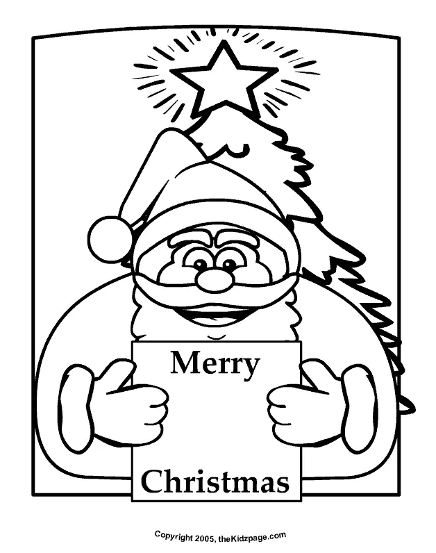 Santa Coloring Pages 67