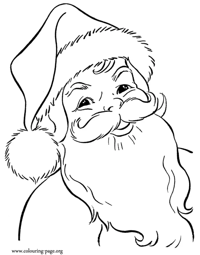 Santa Coloring Pages 73