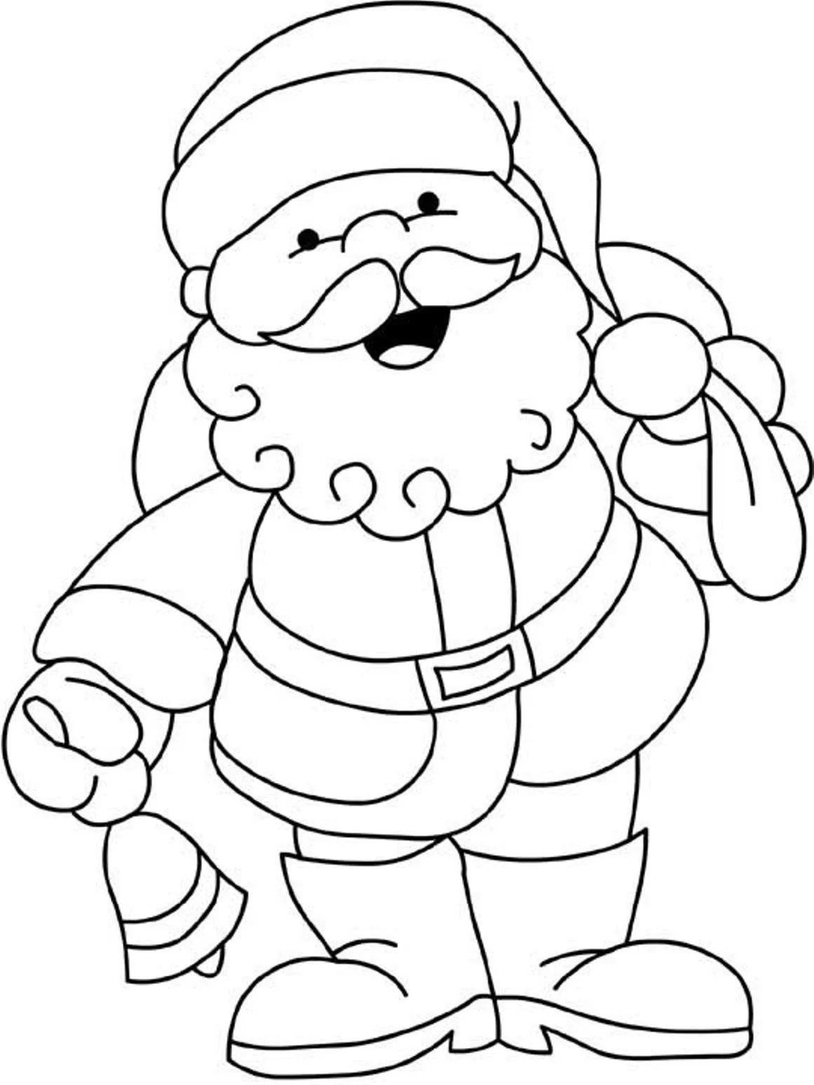 Santa Coloring Pages 81