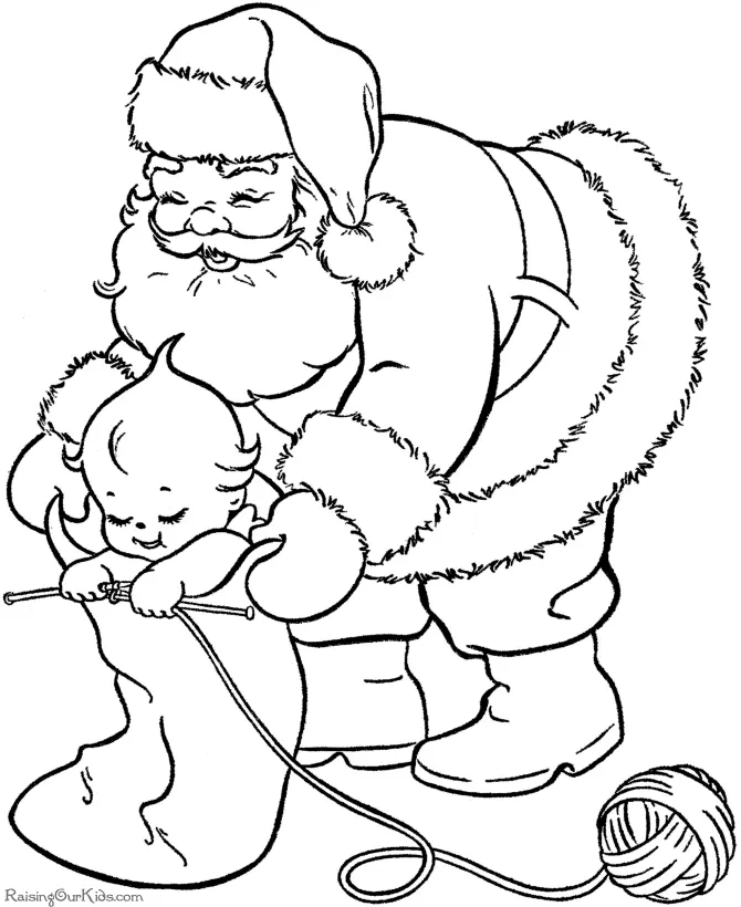 Santa Coloring Pages 82
