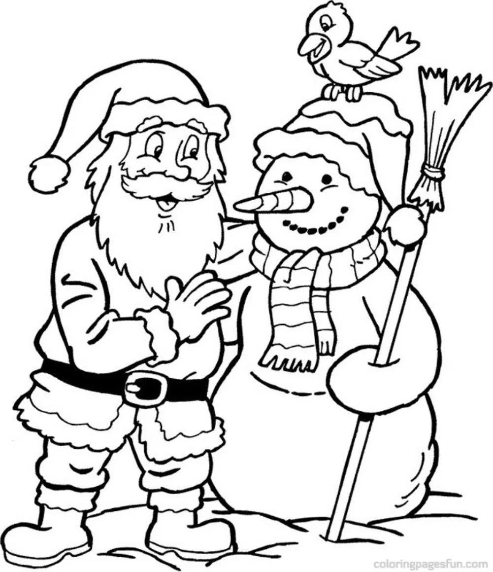 Santa Coloring Pages 86