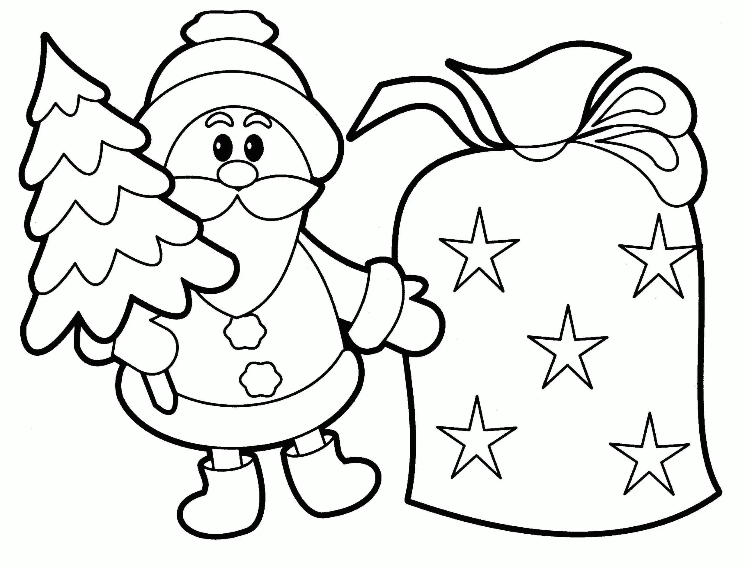 Santa Coloring Pages 87