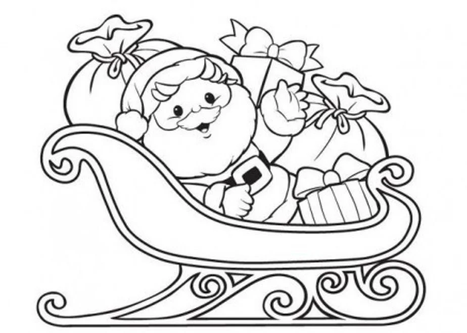 Santa Coloring Pages 91