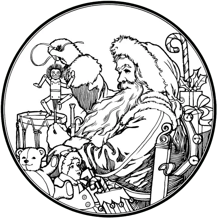 Santa Coloring Pages 94