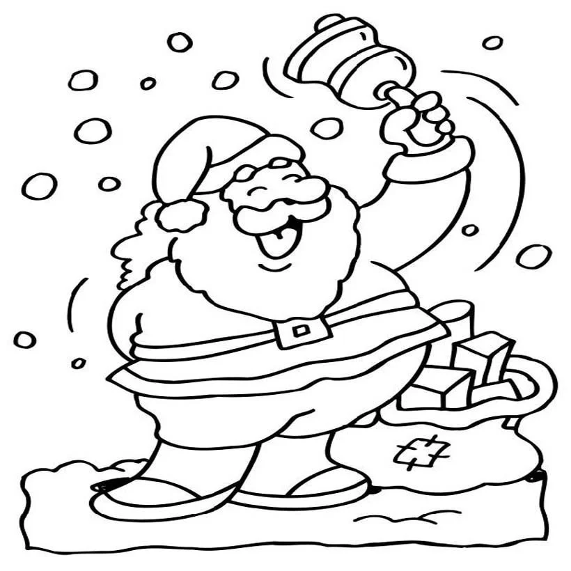 Santa Coloring Pages 98