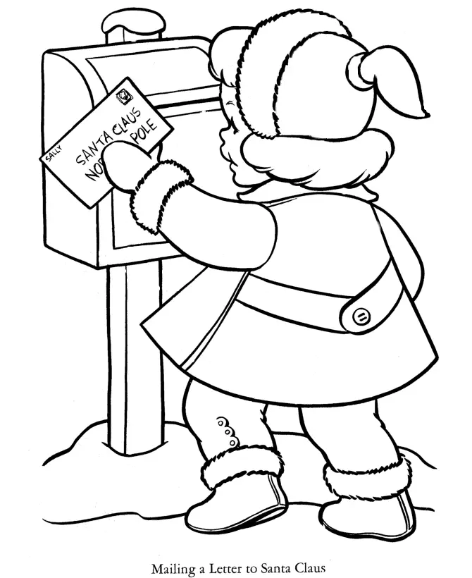 Desenhos de Santa Para Colorir 99