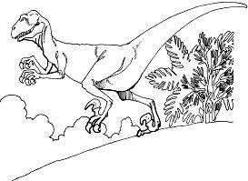 Saurischische Dinosaurier Ausmalbilder 25