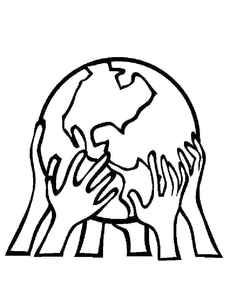 Desenhos de Salve As Paginas Da Terra Para Colorir 64