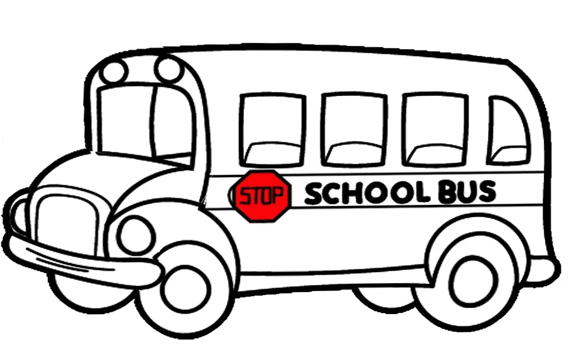 School Bus Coloring Pages 19