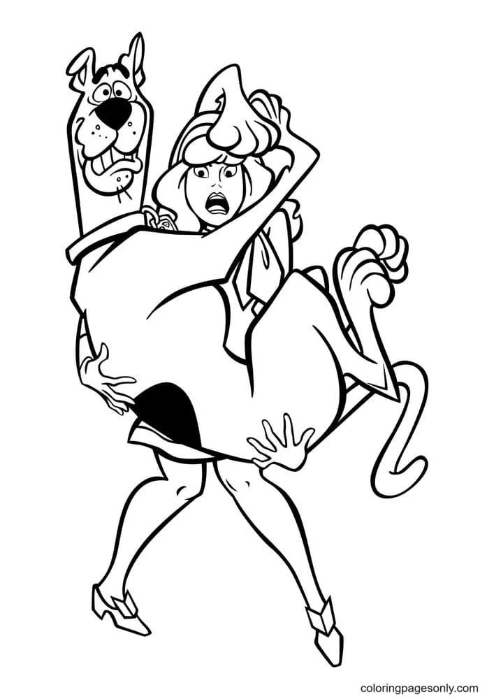 Desenhos de Scooby Doo Para Colorir 76