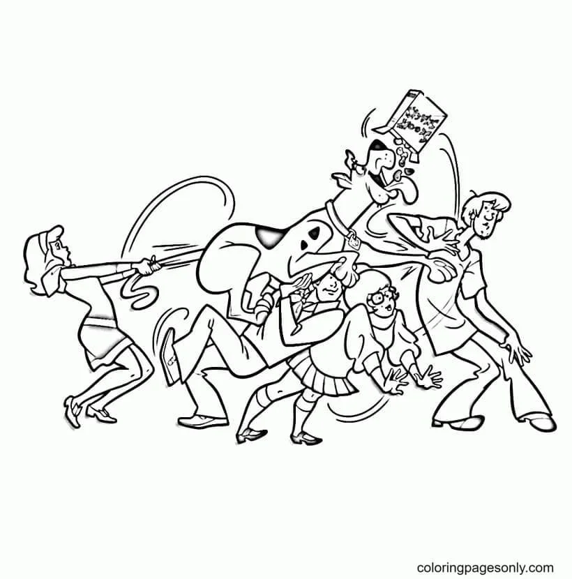 Desenhos de Scooby Doo Para Colorir 82