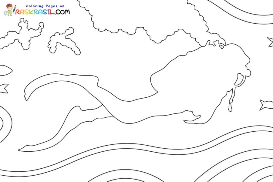 Buceo Para Colorear 57