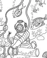 Mares Y Oceanos Para Colorear 12