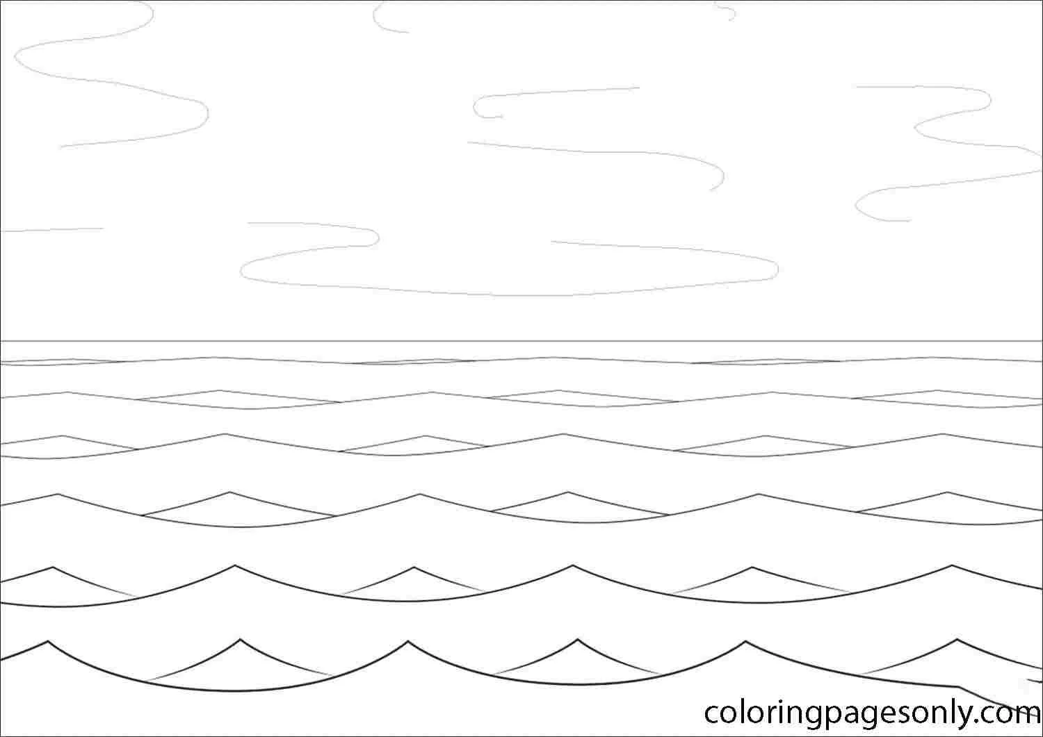 Mares Y Oceanos Para Colorear 19