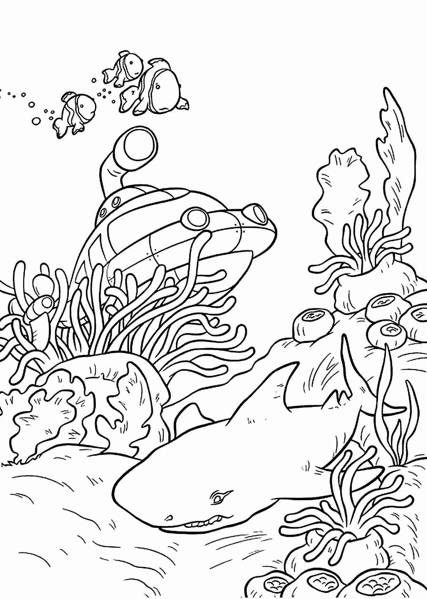 Mares Y Oceanos Para Colorear 38