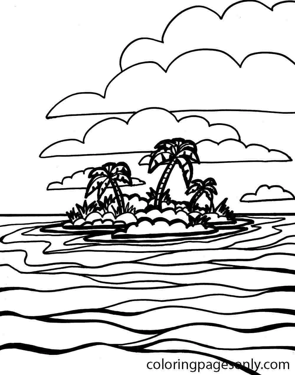 Mares Y Oceanos Para Colorear 39