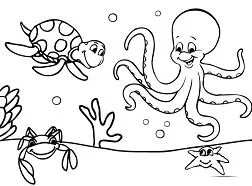 Mares Y Oceanos Para Colorear 5