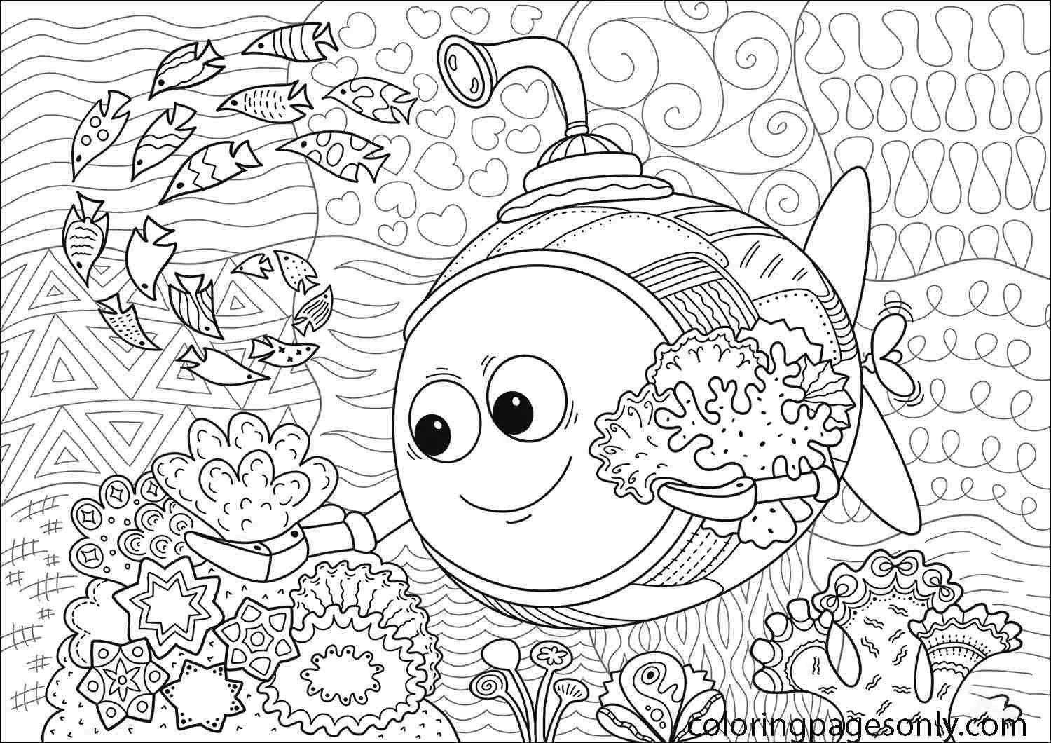 Mares Y Oceanos Para Colorear 50