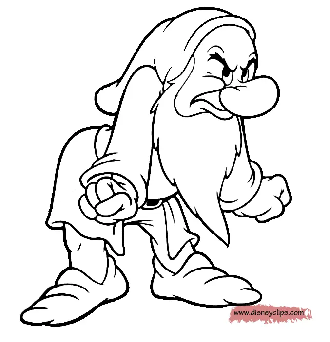 Seven Dwarfs Coloring Pages 50