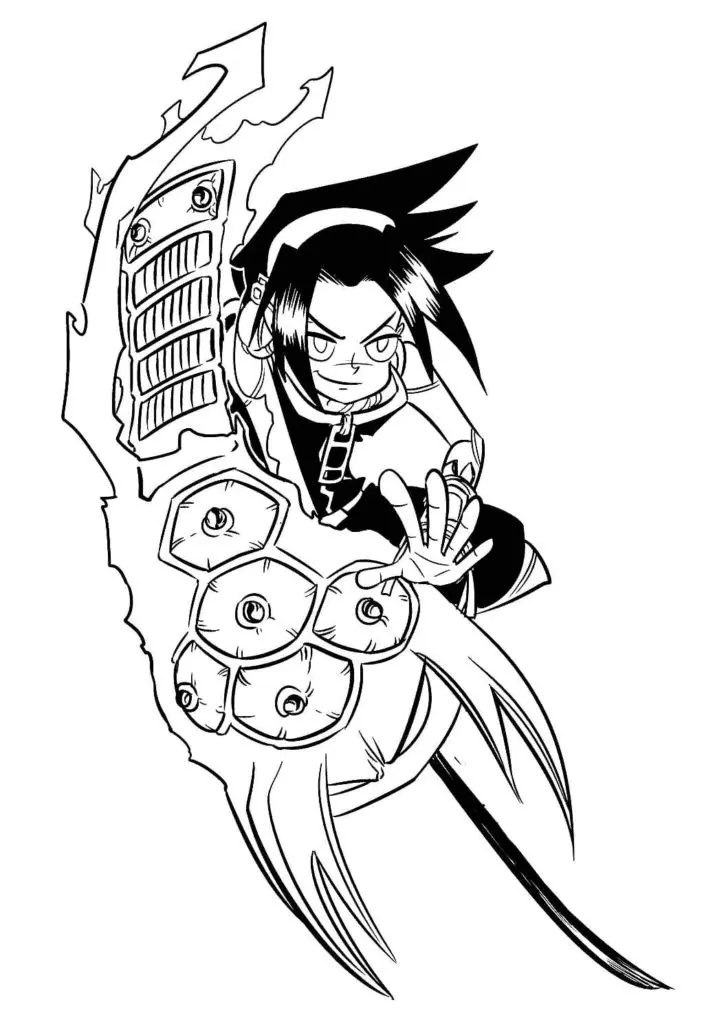 Shaman King Ausmalbilder 17