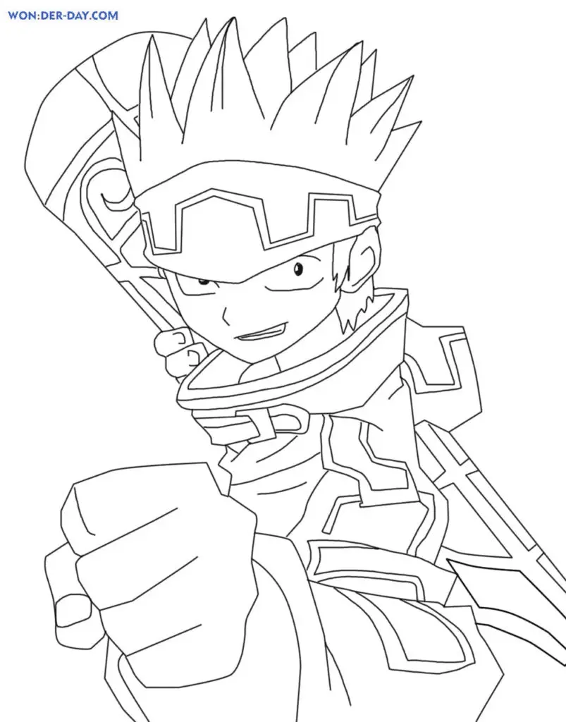 Shaman King Ausmalbilder 19