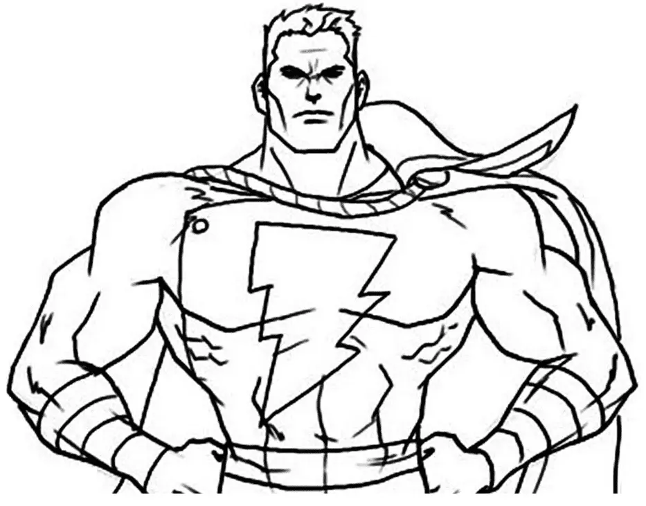 Shazam Ausmalbilder 2