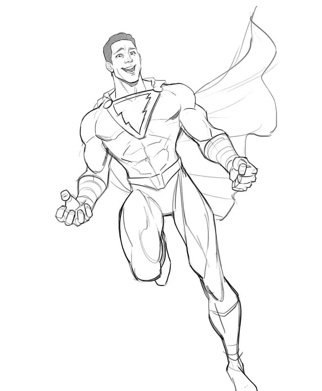 Desenhos de Shazam Para Colorir 20