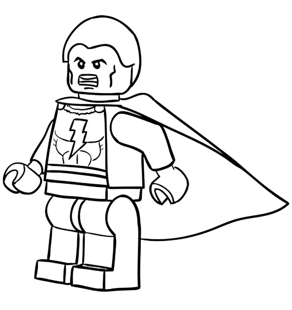 Shazam Coloring Pages 3