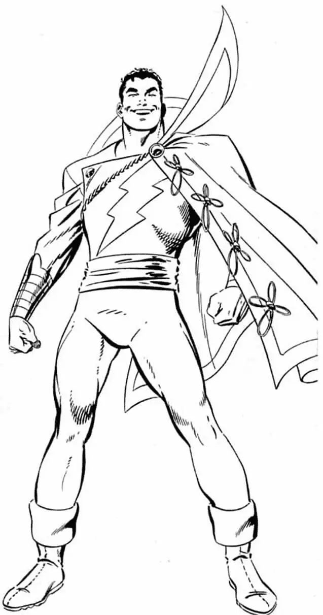 Shazam Coloring Pages 47