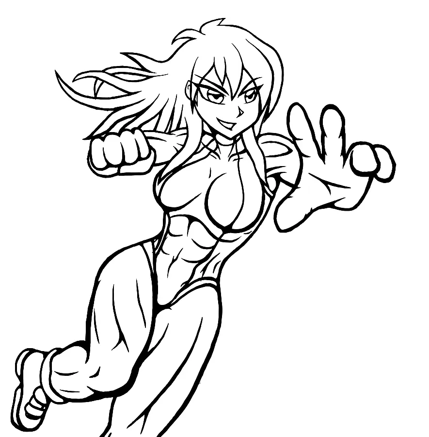 She Hulk Coloring Pages 19