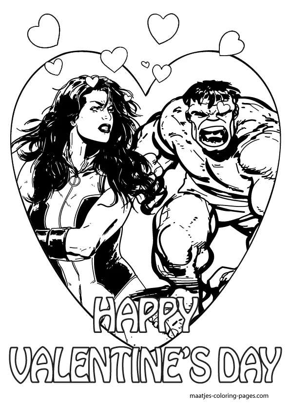 She Hulk Coloring Pages