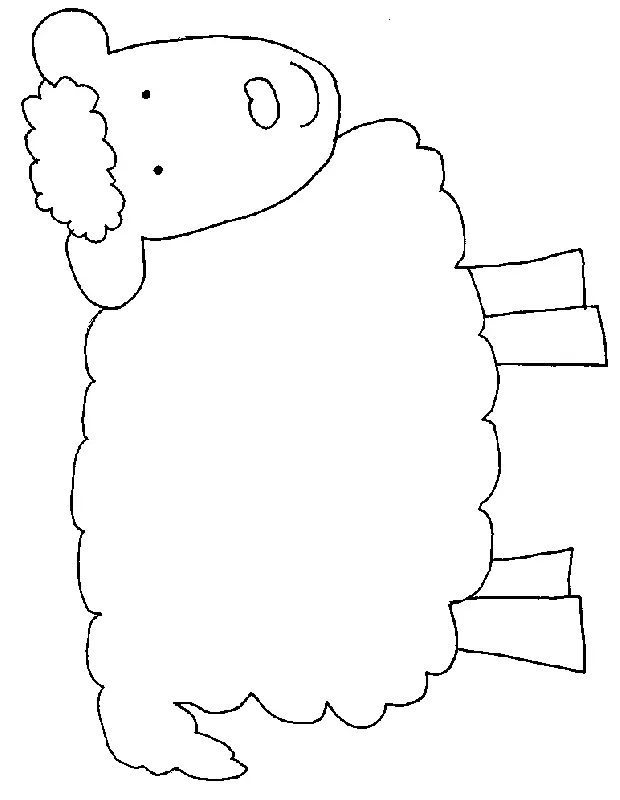 Schaf Ausmalbilder 22