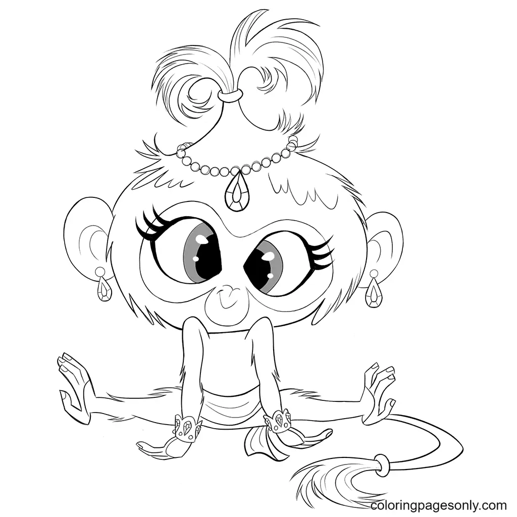 Shimmer and Shine Coloring Pages 65