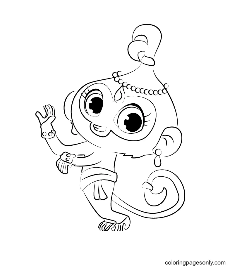 Shimmer and Shine Coloring Pages 71