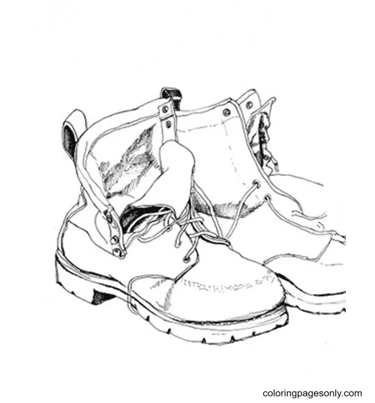 Ausmalbilder Schuh