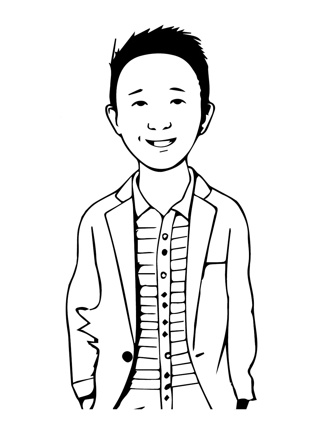 Desenhos de Shou Zi Chew Para Colorir 7