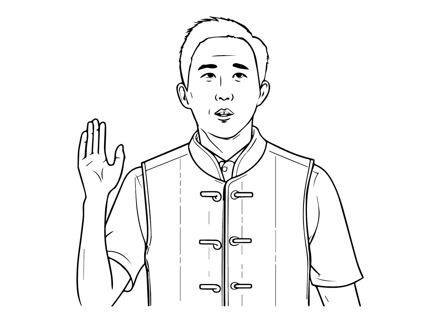 Desenhos de Shou Zi Chew Para Colorir 9