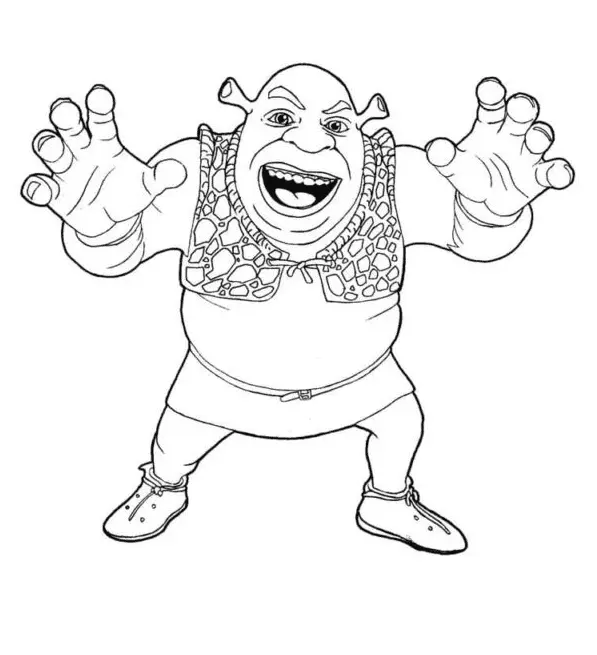 Shrek Ausmalbilder 1