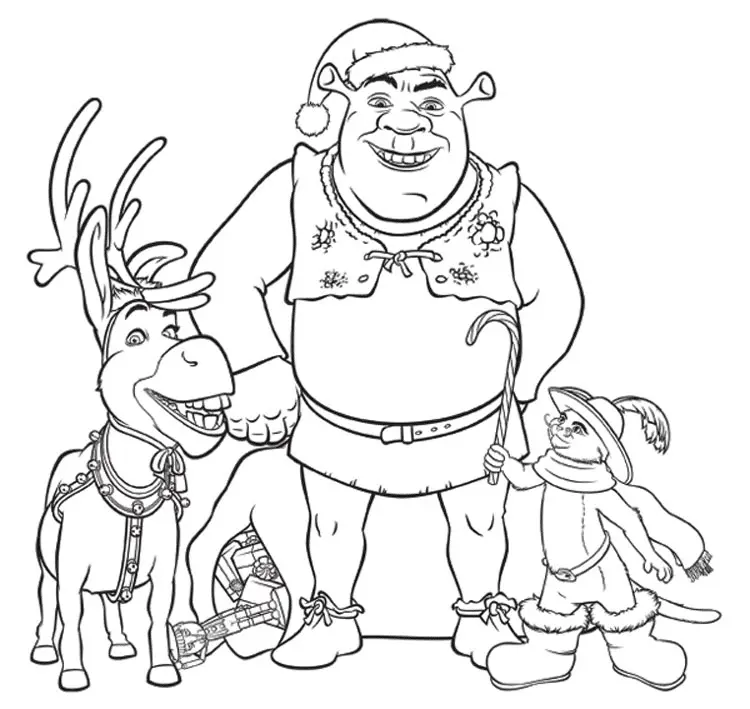 Shrek Ausmalbilder 12