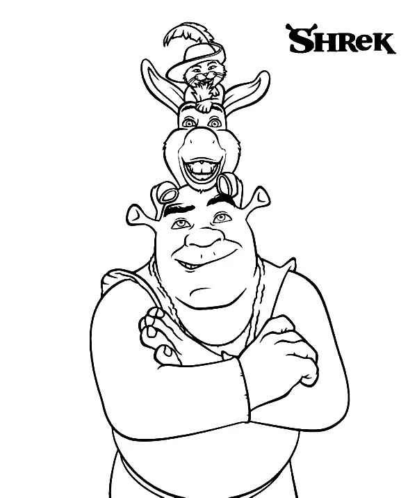 Shrek Ausmalbilder 26