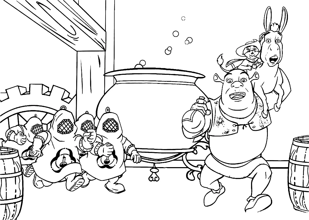 Shrek Coloring Pages 53