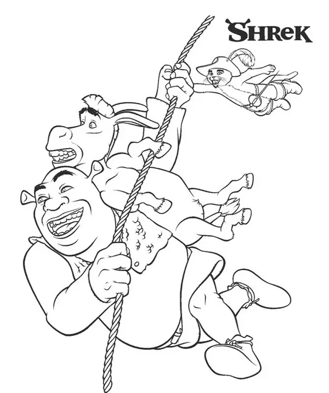 Shrek Ausmalbilder 56