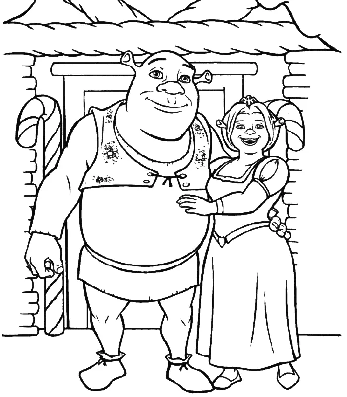 Shrek Ausmalbilder 9