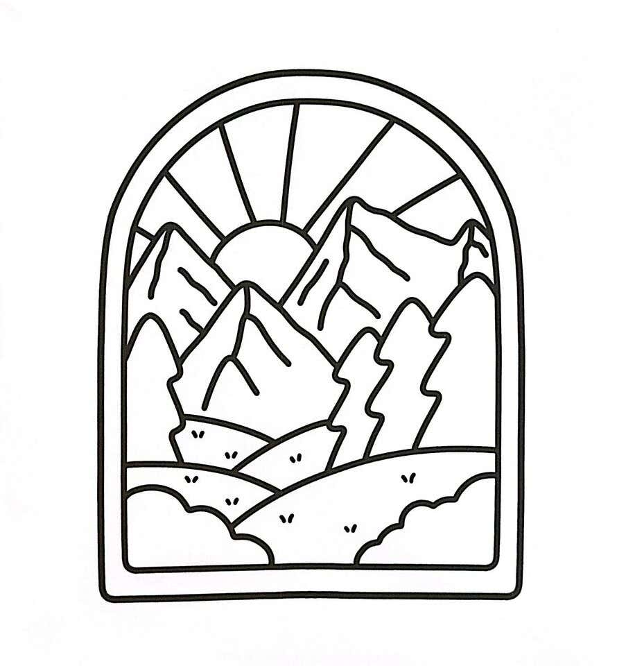 Arte Simples para Colorir 51