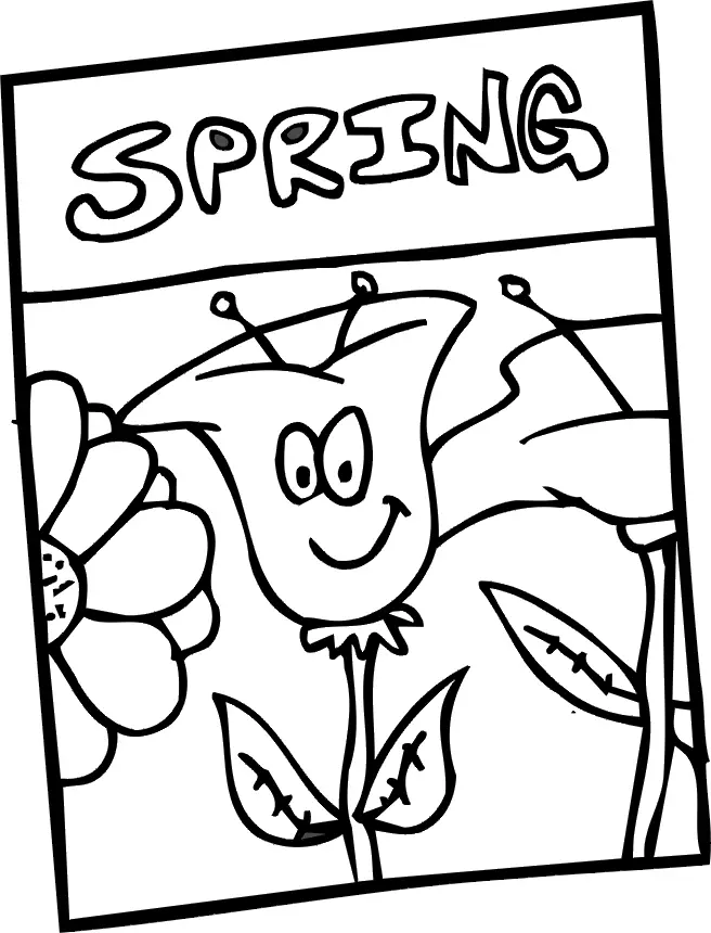 Desenhos de Flor Simples Para Colorir 22