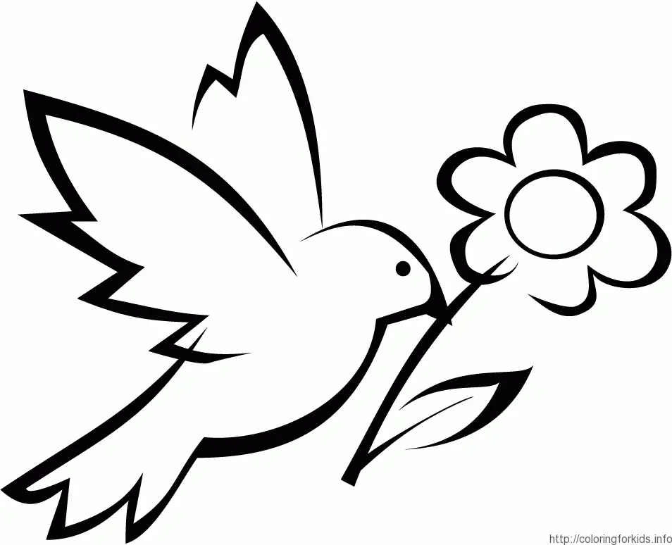 Simple Flower Coloring Pages 33