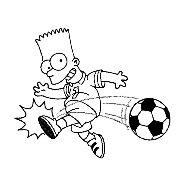 Los Simpsons Para Colorear 23