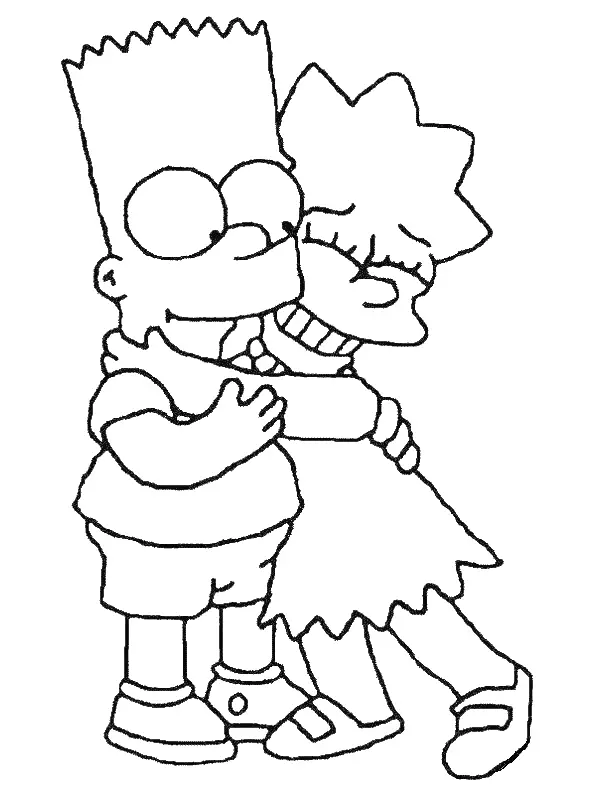 Los Simpsons Para Colorear 27