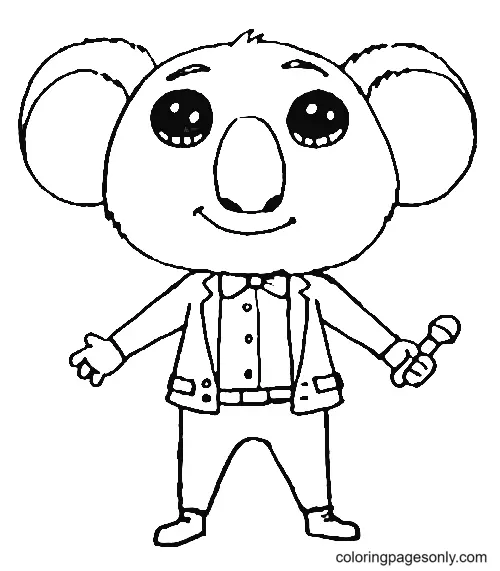 Sing Para Colorear 13