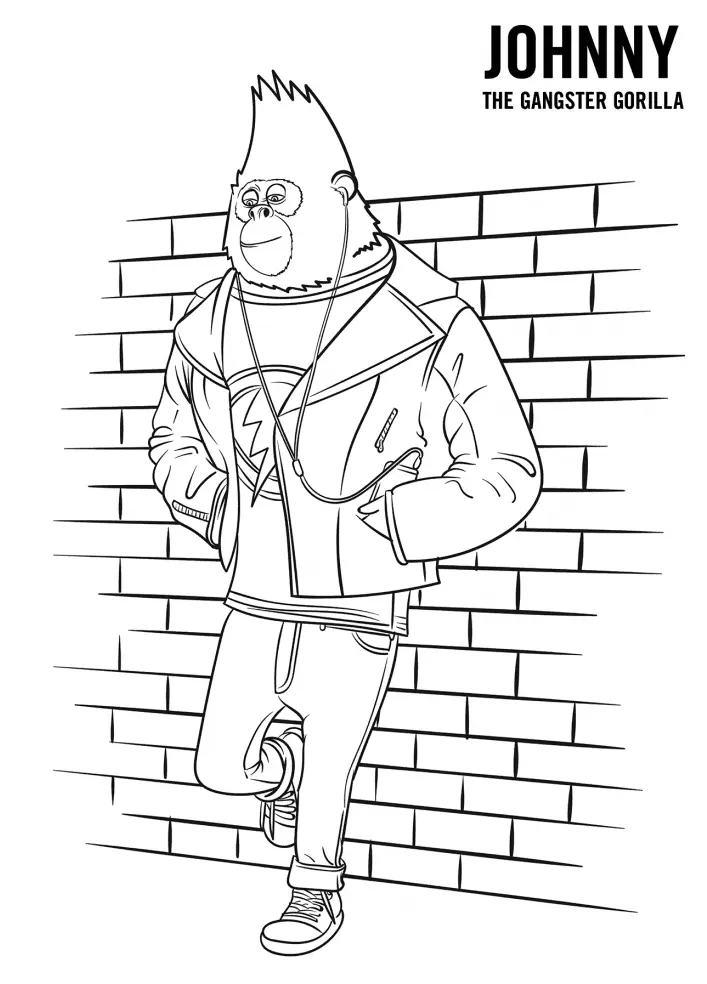 Sing Para Colorear 19